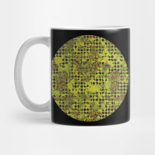 Modern abstract distressed texture digital Mug